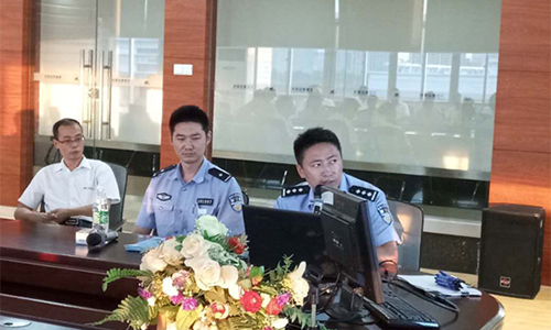 松山湖公循分局民警针对扒窃、盗抢、招工诈骗、电信诈骗等案件举行&ldquo;以案说防&rdquo;