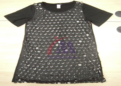 自动送料激光切割衣服样品